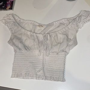 Pacsun white top so cute for spring and summer